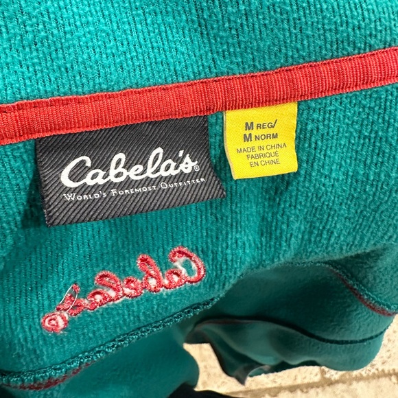 Cabela's Polar Fleece Zip Up Jacket Size Medium - Picture 6 of 8
